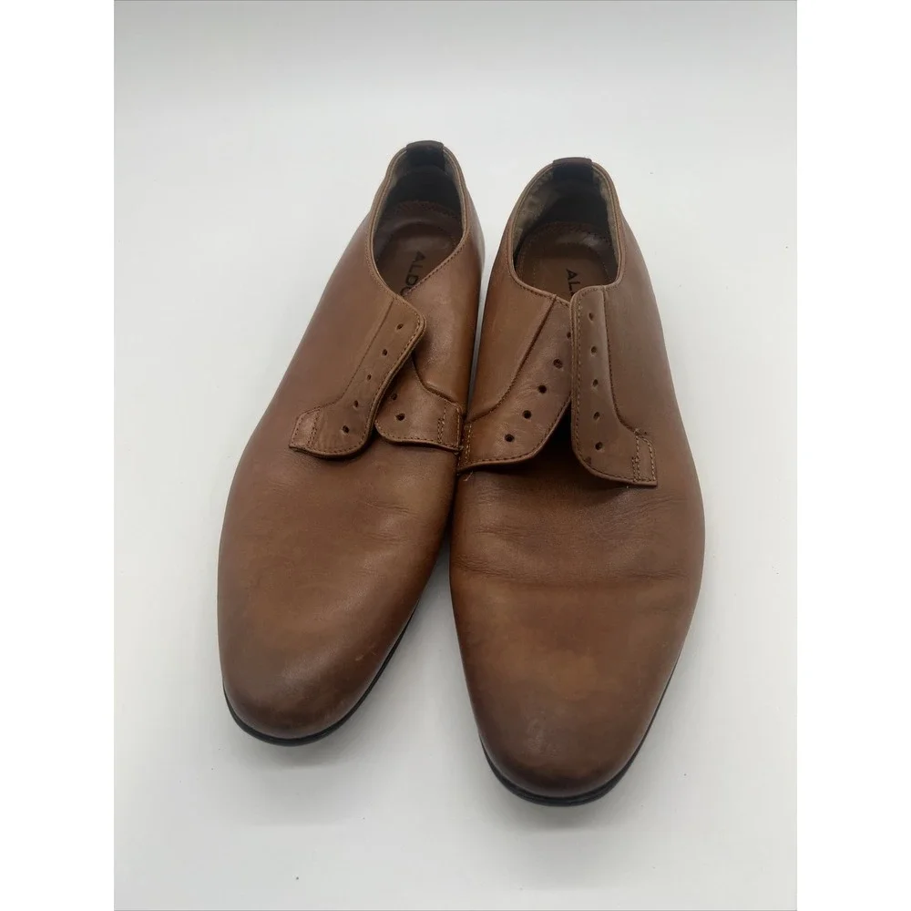 ALDO Men's Leather‎ Brown Dress Shoes Lace Up Size 9.5